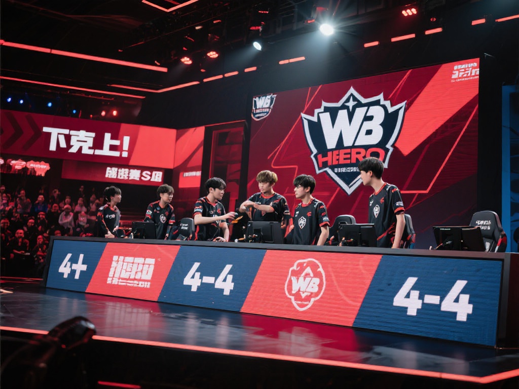 在一场充满悬念的比赛中，WB团队用行动诠